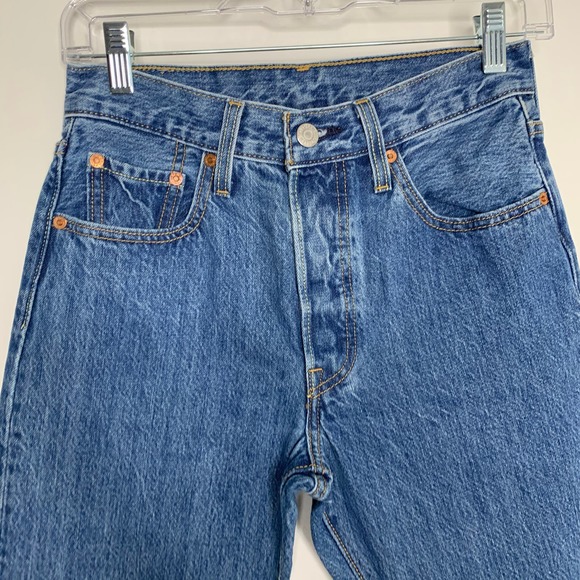 Levis Straight Leg Jeans Womens Size 25 Cw-4717 3629 - Picture 6 of 14